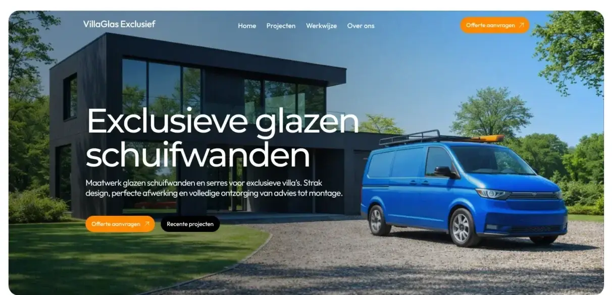 Glazenlegger website laten maken