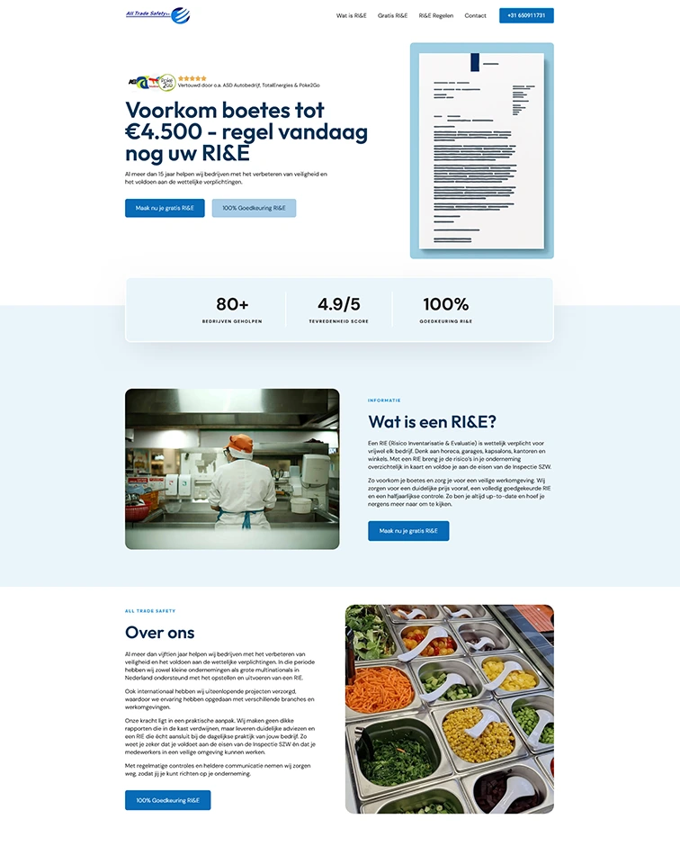 echtsimpel bedrijfsadviseur website ltaen maken