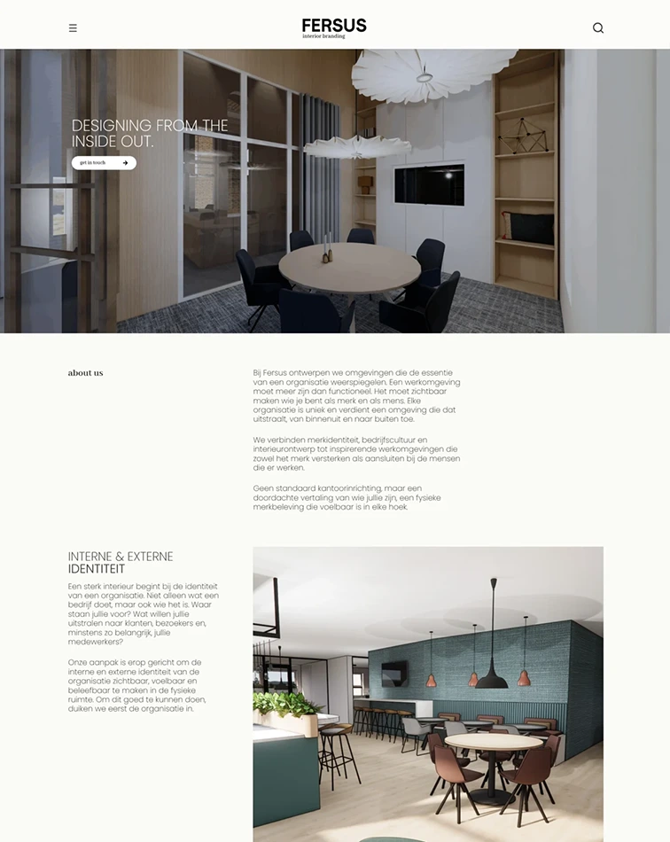 website laten maken interieur