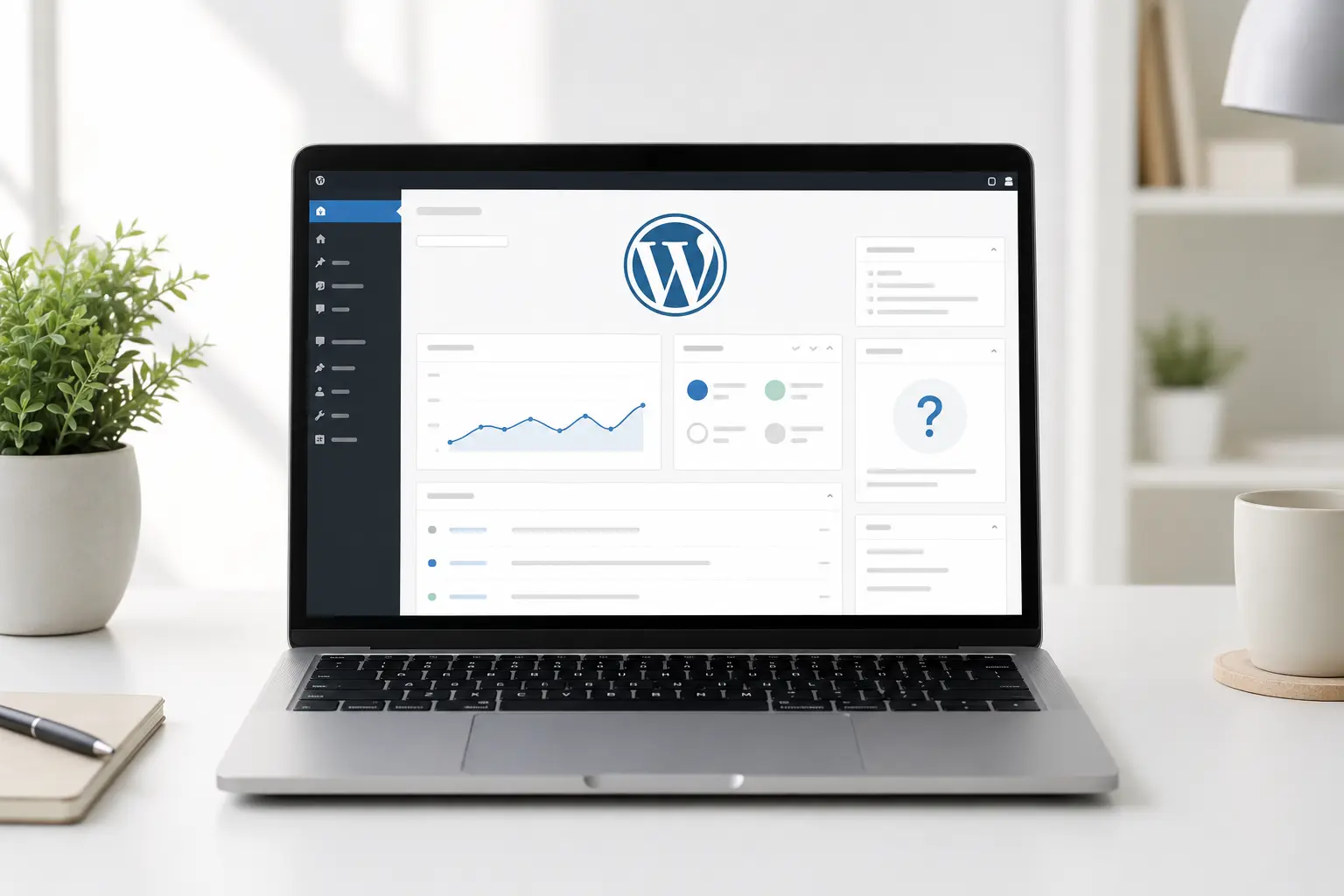 Een informatieve afbeelding over wat WordPress is en hoe het werkt.