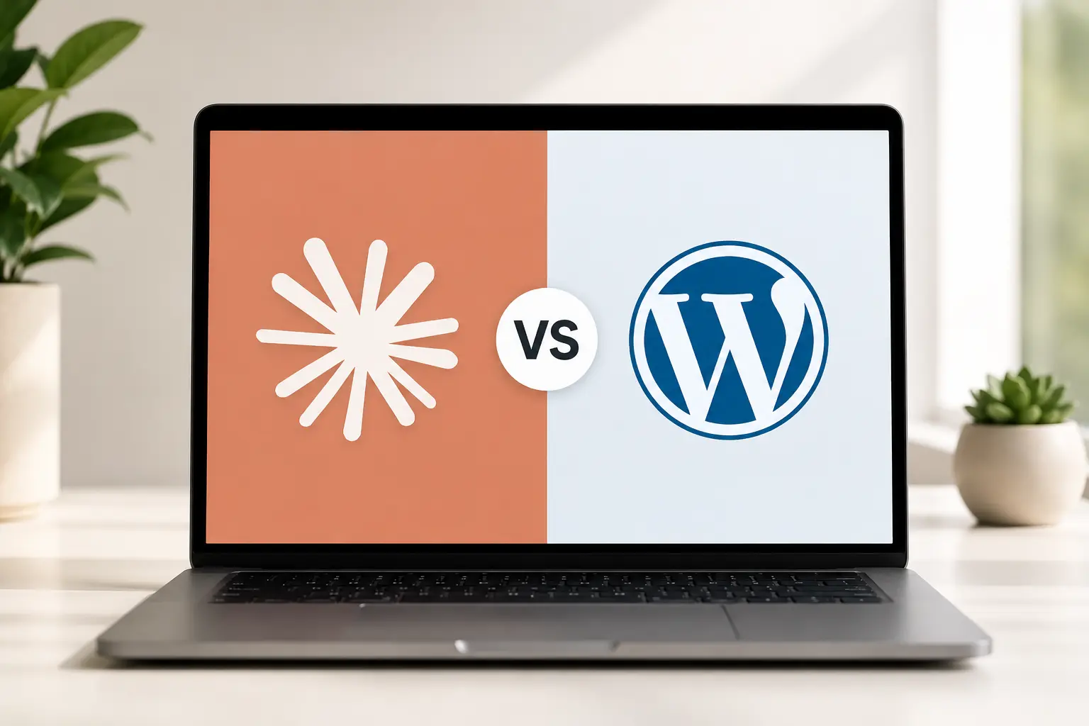 Vergelijking tussen het laten maken van een website met AI versus WordPress.