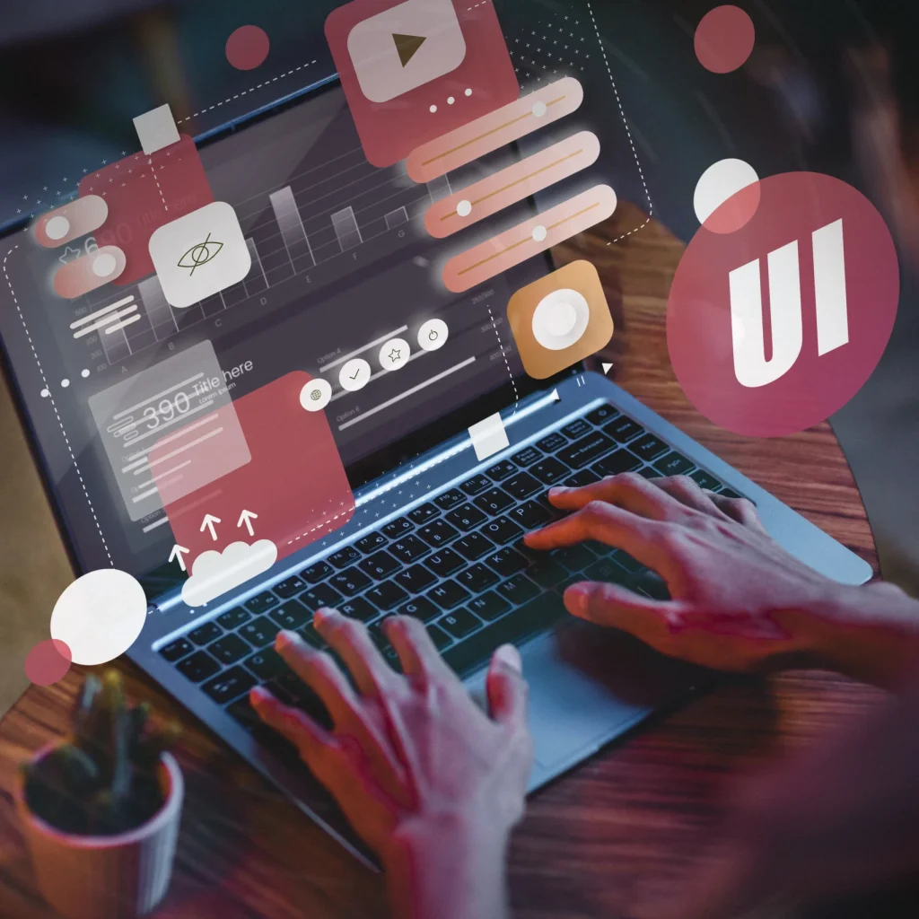 ui-en-ux-weergaven-met-laptop UI UX website